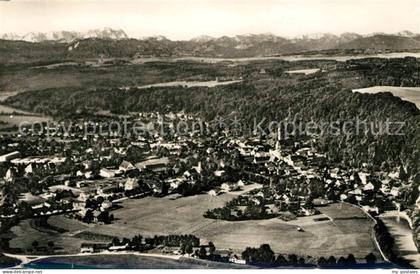 Wolfratshausen Fliegeraufnahme Zugspitzmassiv