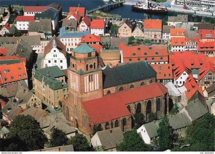 Wolgast Mecklenburg-Vorpommern St Petri Kirche Fliegeraufnahme