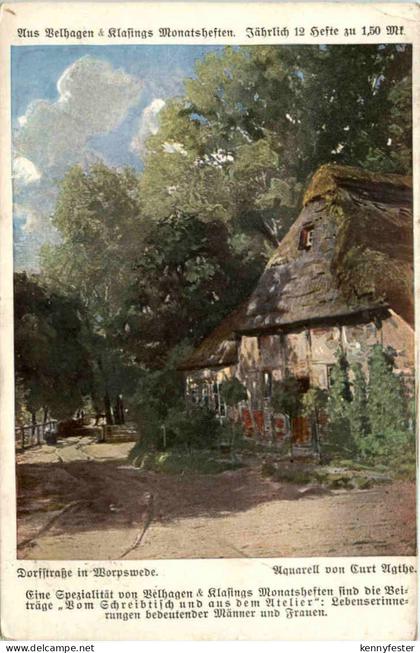 Dorfstrasse in Worpswede
