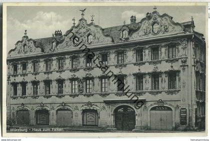 Würzburg - Haus zum Falken - Verlag A. Weber Würzburg