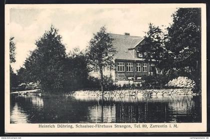 AK Zarrentin i. M., Schaalsee-Fährhaus Strangen, Inh. Heinrich Dühring