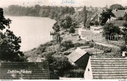 Flecken Zechlin Teilansicht mit Schwarzer See