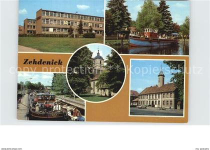 Zehdenick Karl Marx Oberschule Hafen Schleuse Pfarrkirche Rathaus