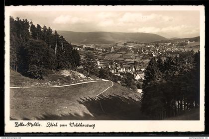 AK Zella-Mehlis, Blick vom Waldhausweg