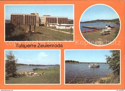 Zeulenroda FDGB Erholungsheim Talsperre Zeulenroda Bootsverleih Strandbad Faehre
