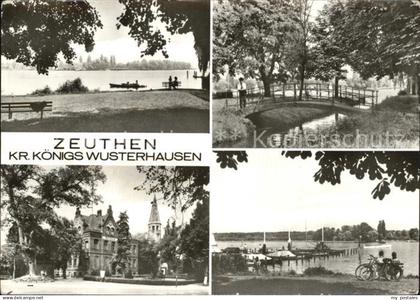 Zeuthen Zeuthener See Brueckchen Schloss Seebruecke