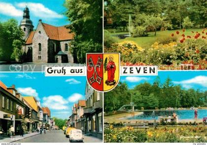 Zeven Kirche Stadtpark Langestr Schwimmbad