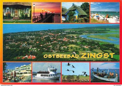 Zingst Ostseebad Panorama Fischland Darss Zingst Reetdachhaus Strand Faehre Fisc