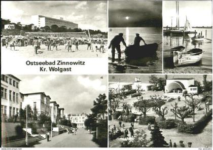 Zinnowitz Ostseebad Usedom Zinnowitz Ferienheim Strand Promenade  x 1969