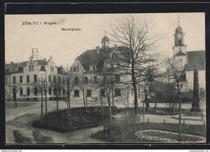 AK Zöblitz, Partie am Markt