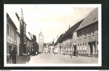 AK Zörbig, Blick in die Leninstrasse