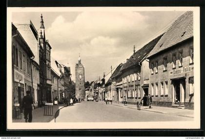 AK Zörbig, Blick in die Leninstrasse