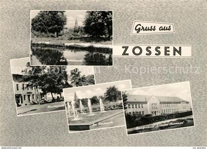 Zossen Brandenburg Marktplatz Stadtpark Berufsschule Wilhelm Riemann