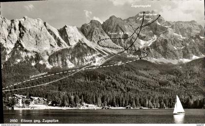 CPA Eibsee geg Zugspitze