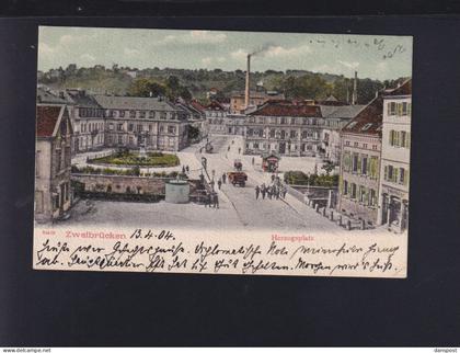 Dt. Reich AK Zweibrücken Herzogsplatz