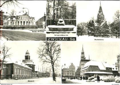 Zwickau Sachsen Zwickau Museum Kirche Brunnen