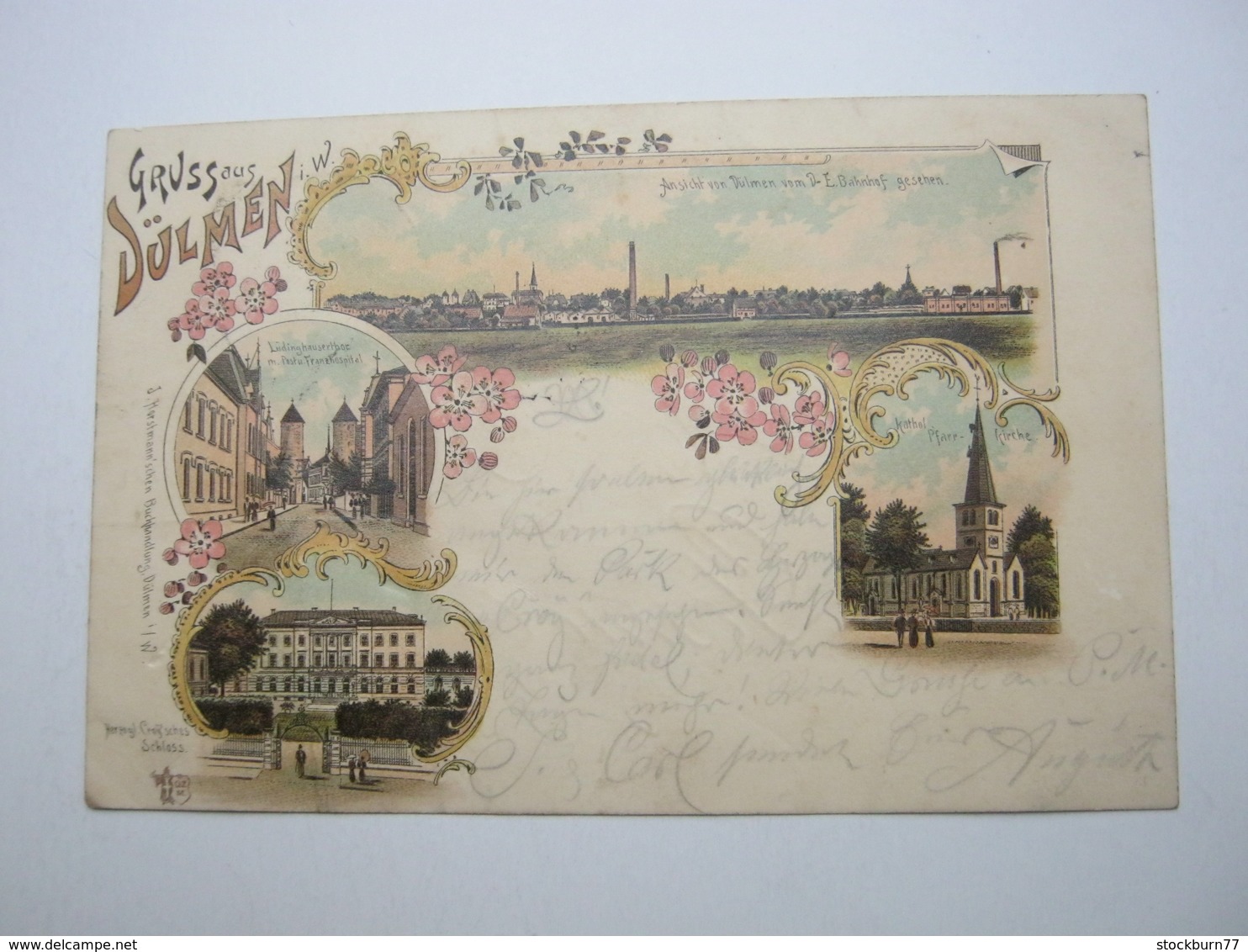 DÜLMEN    ,  Schöne Karte um 1898