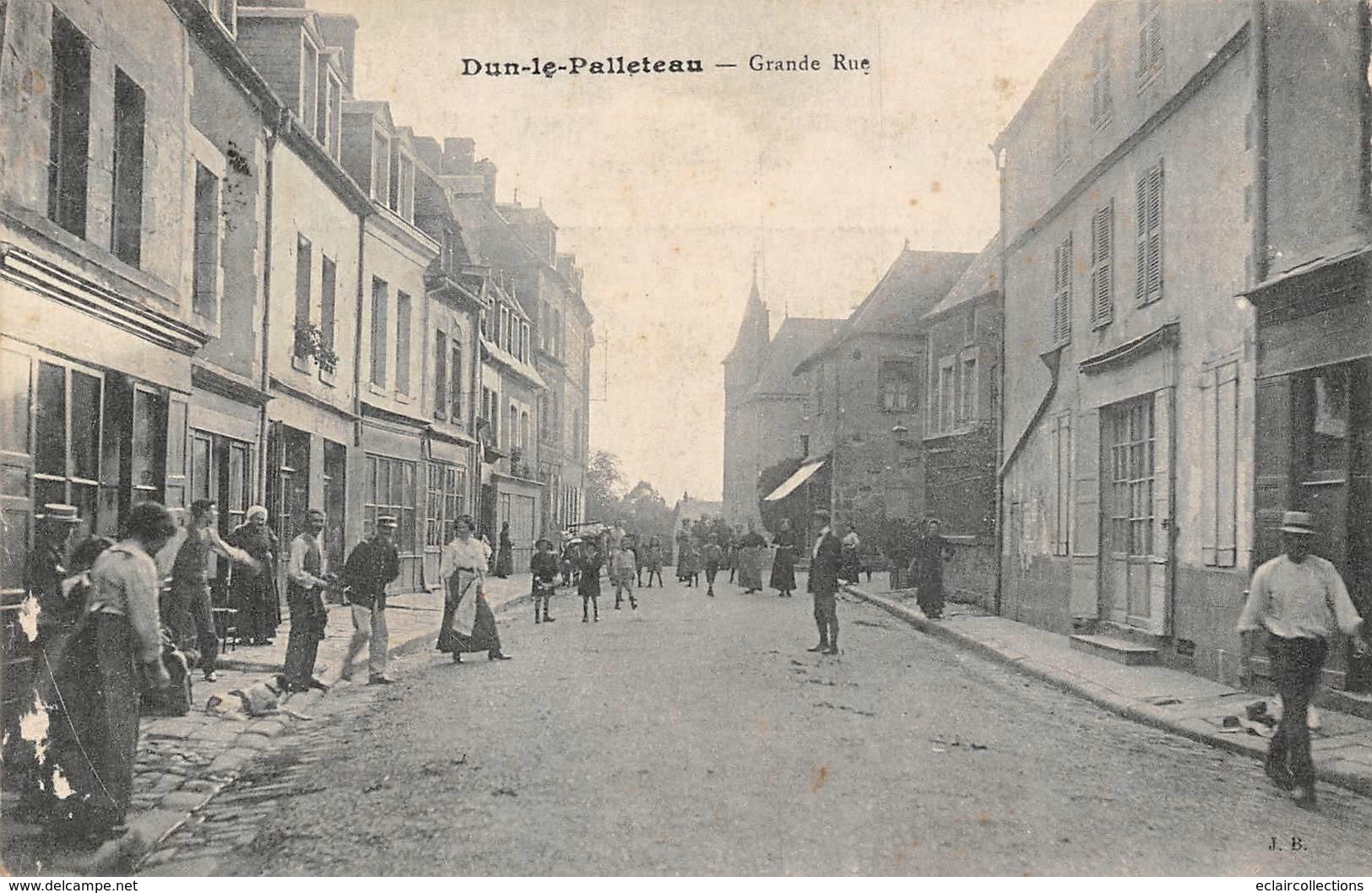 Dun le Paleteau ou Palestel        23      Grande rue        (voir scan)