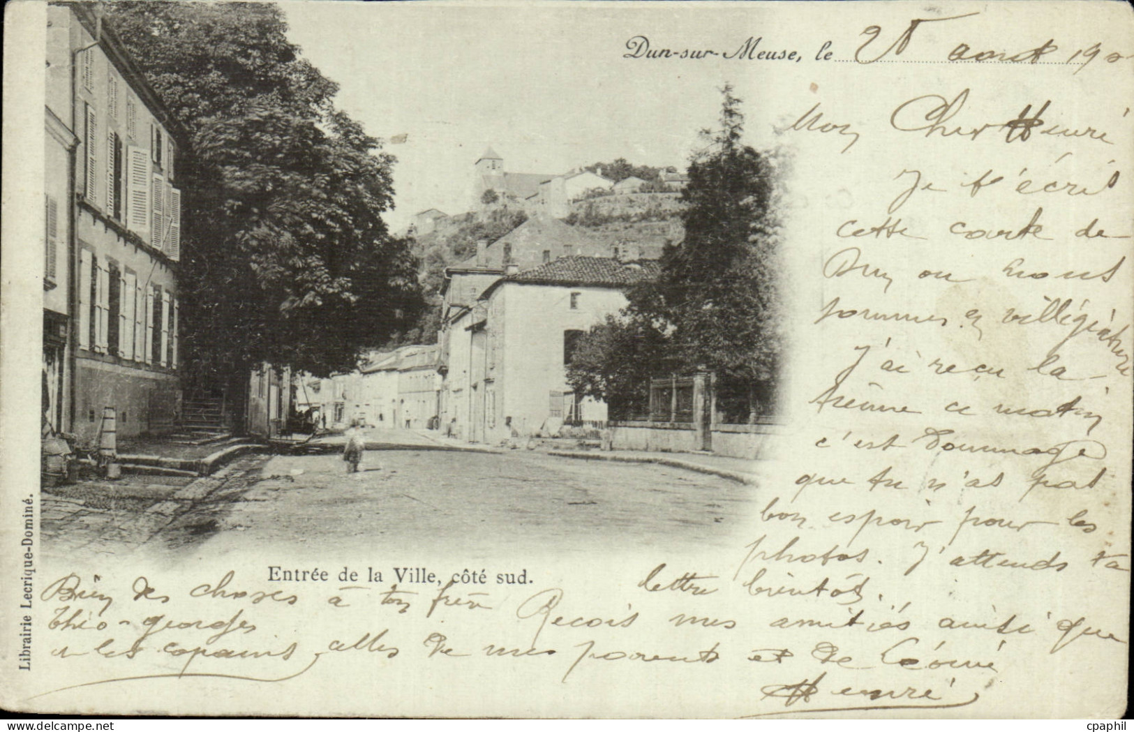 Dun sur Meuse - Entree de la Ville cote sud - CPA