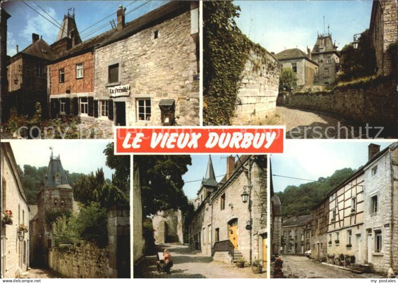 Durbuy Kleinste Stadt der Welt Ortsansichtn