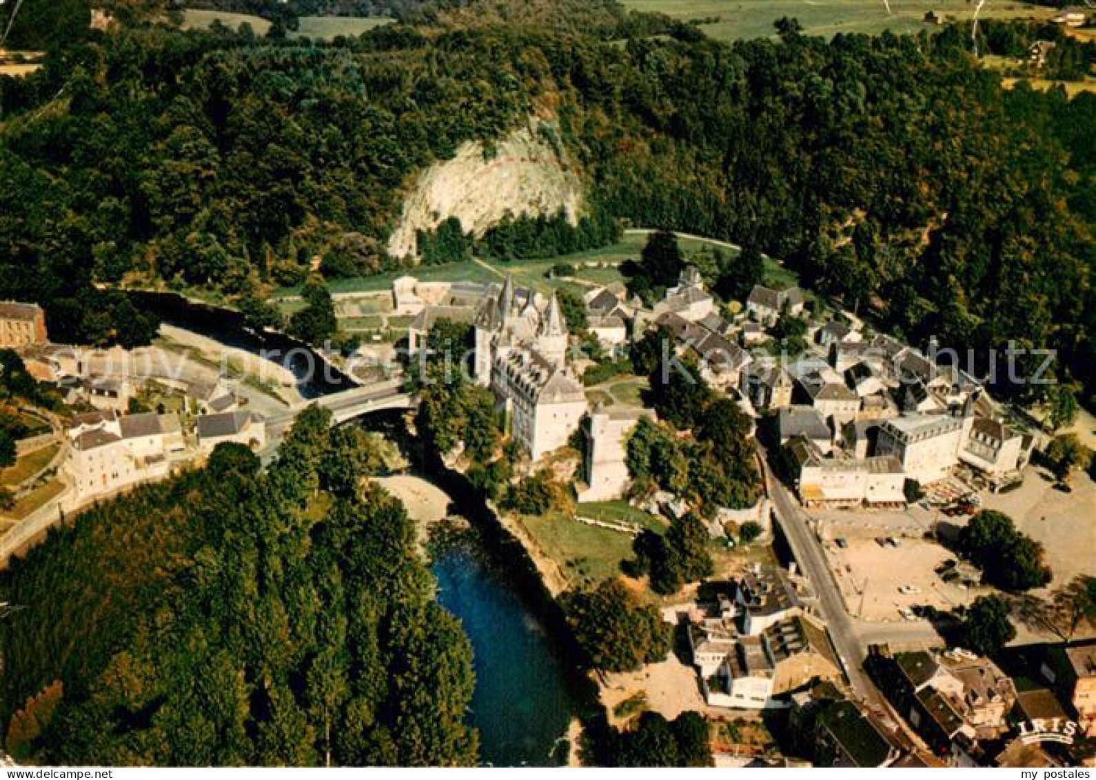 Durbuy La plus petite ville du Monde Vue aerienne