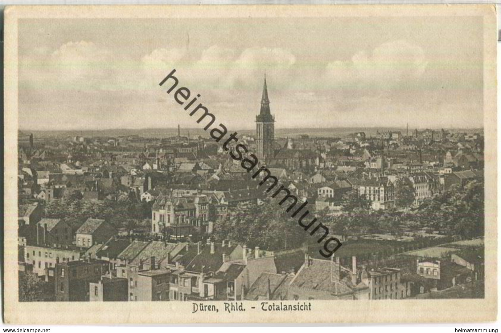 Düren - Totalansicht - Verlag Stengel & Co GmbH Dresden