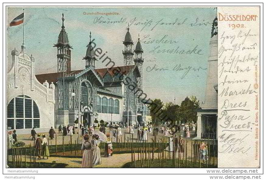 Düsseldorf - Ausstellung 1902 - Gutehoffnungshütte
