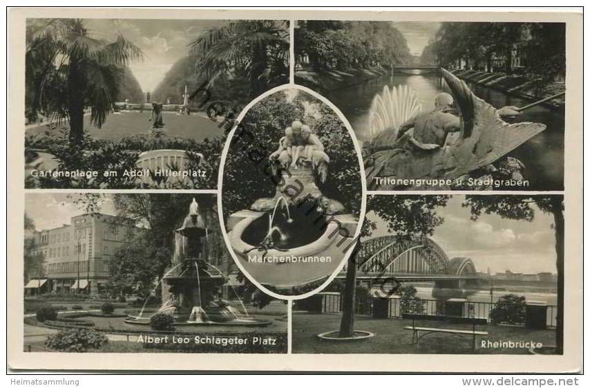 Düsseldorf - Foto-AK - Verlag Platow Düsseldorf gel. 1935