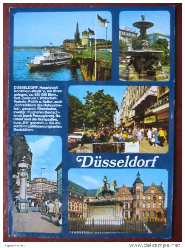 Düsseldorf - Mehrbildkarte + Info