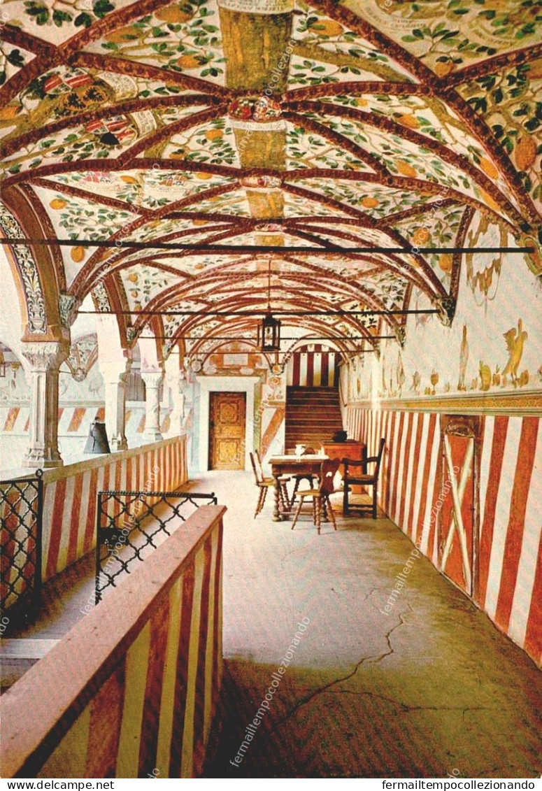 dv573 cartolina venosta, sluderno,castel coira,provincia di bolzano