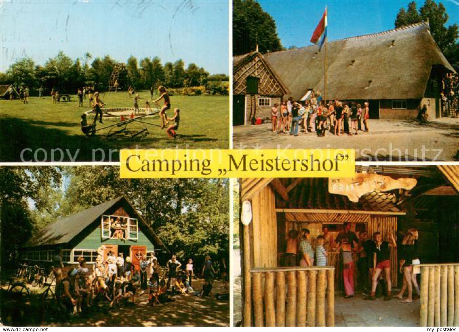 Dwingeloo Camping Meistershof Kinderspielplatz Waldhuette