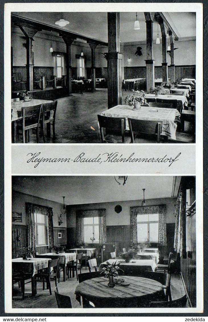 E1812 - Kleinhennersdorf - Heymann Baude Tanzsaal - Verlag Ernst Scheermesser