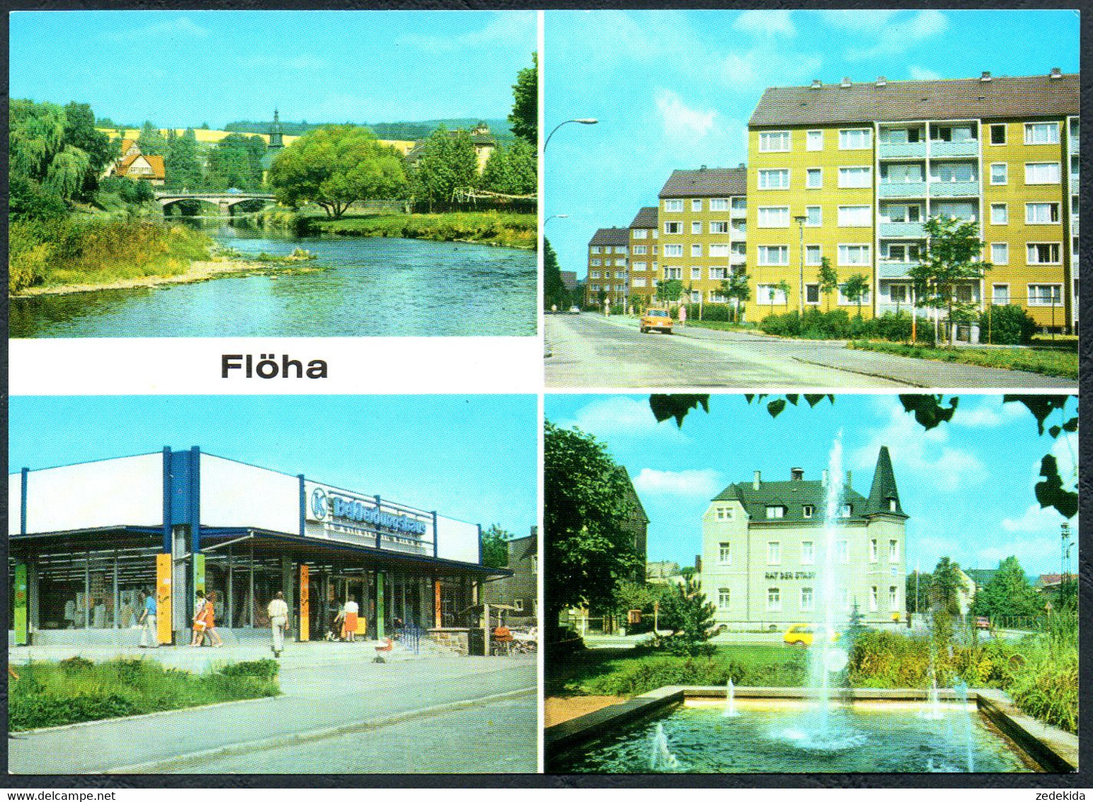 E1853 - TOP Flöha Konsum Bekleidungshaus - Bild und Heimat Reichenbach