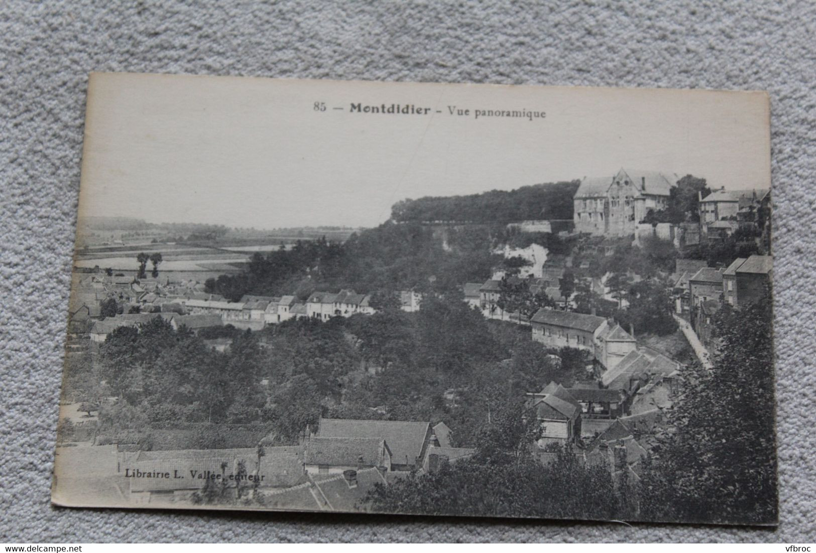 E370, Cpa 1916, Montdidier, vue panoramique, Somme 80