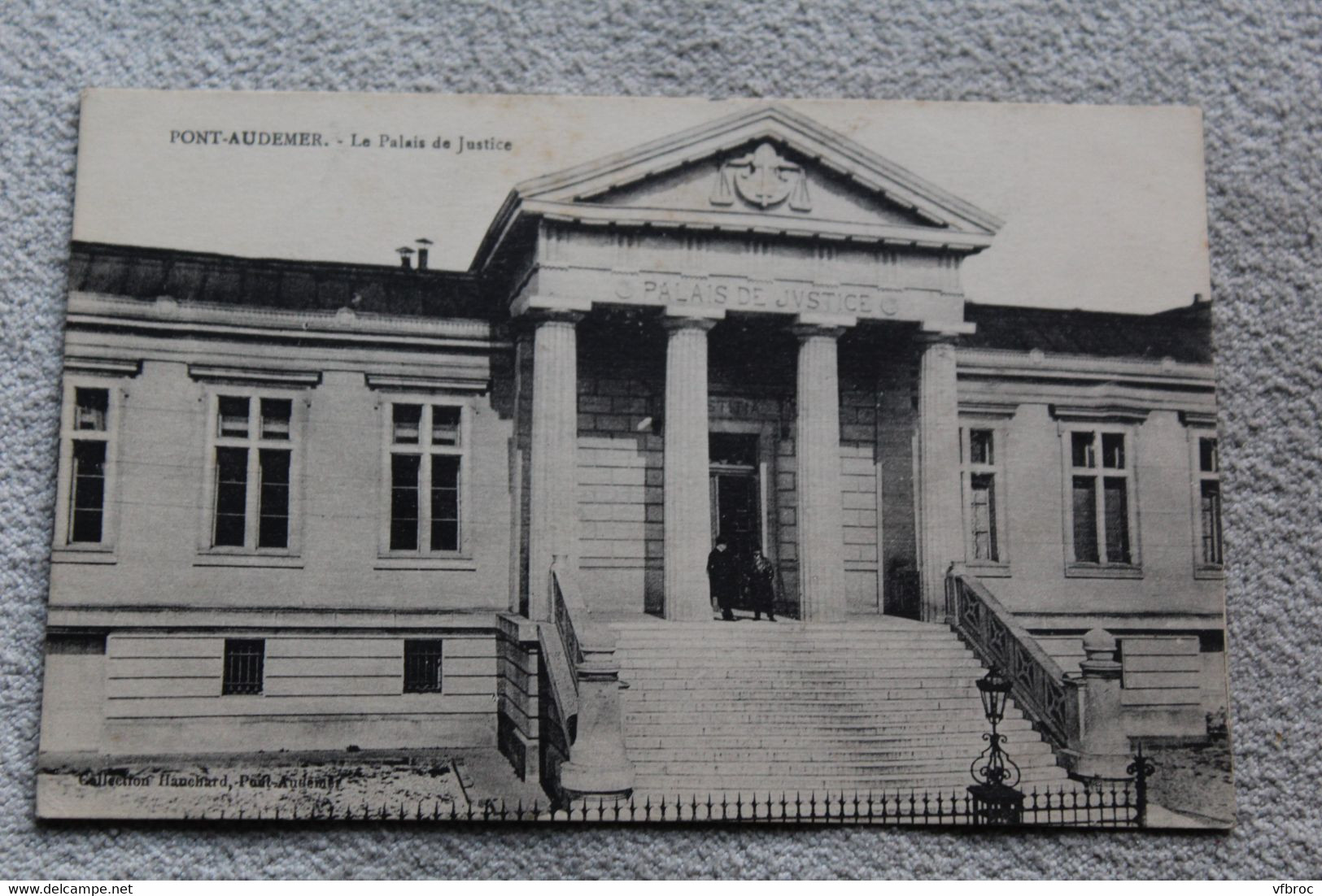 E539, Cpa 1924, Pont Audemer, le palais de justice, Eure 27
