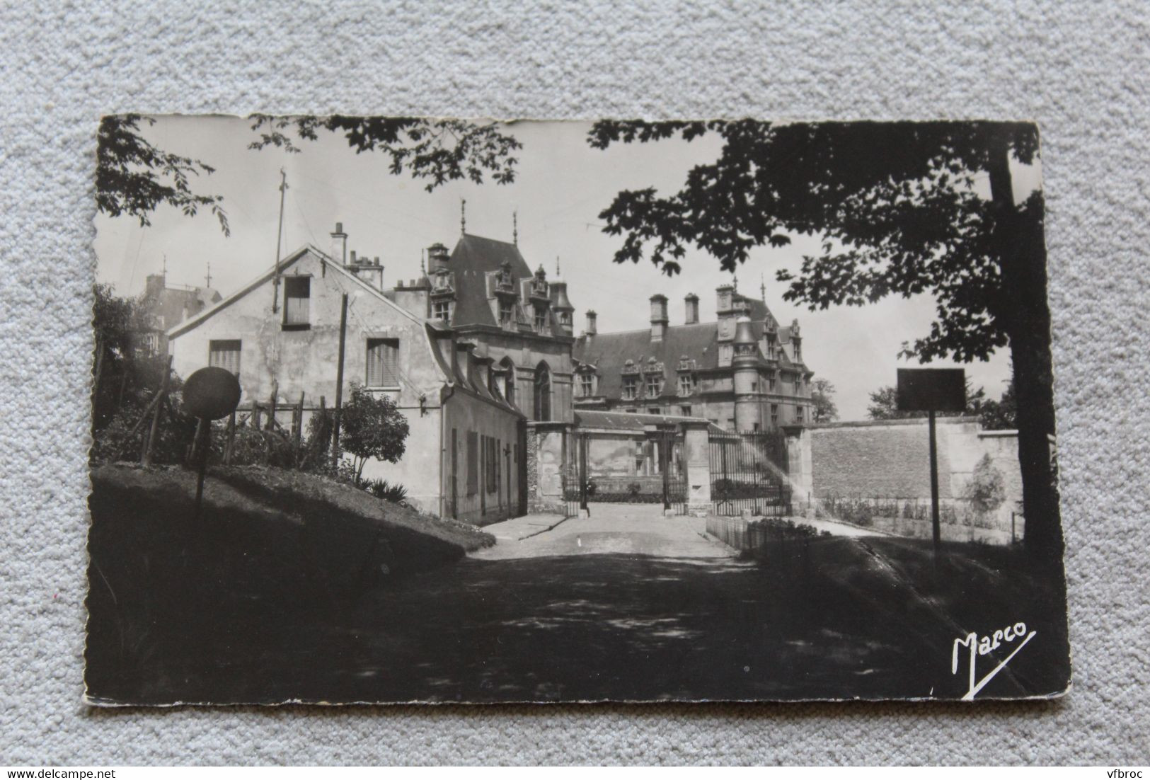E578, Cpsm 1959, Ecouen, l'entrée du château, Val d'Oise 95