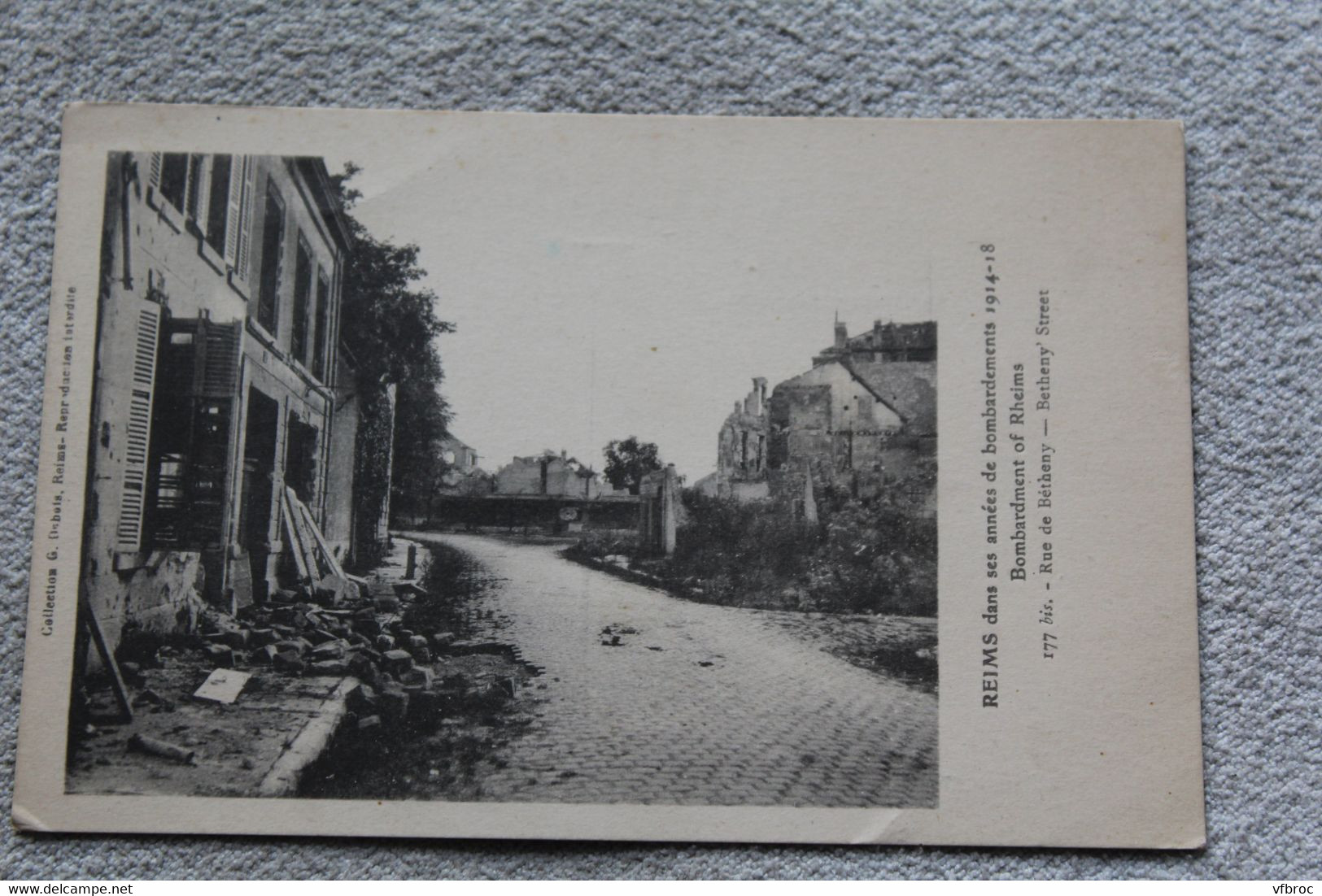 E731, Reims rue Betheny, Militaria, Marne 51