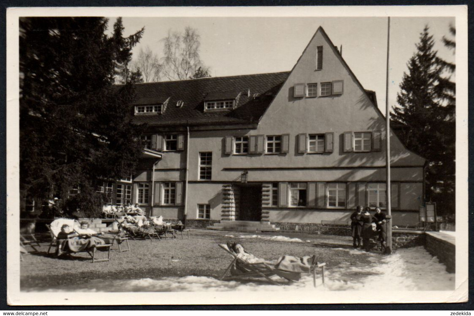 E9028 - Grünhain Kr. Schwarzenberg - Genesungsheim II der Sozialversicherung - Paul Grummt