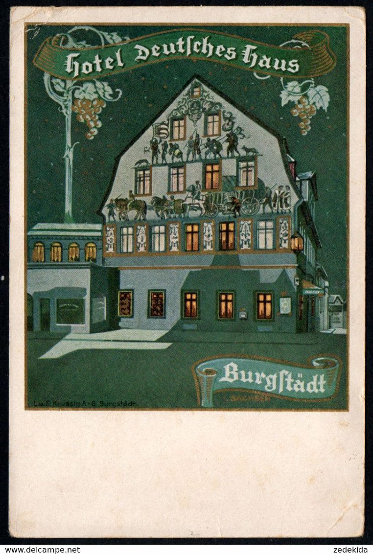 E9202 - Burgstädt Hotel Deutsches Haus