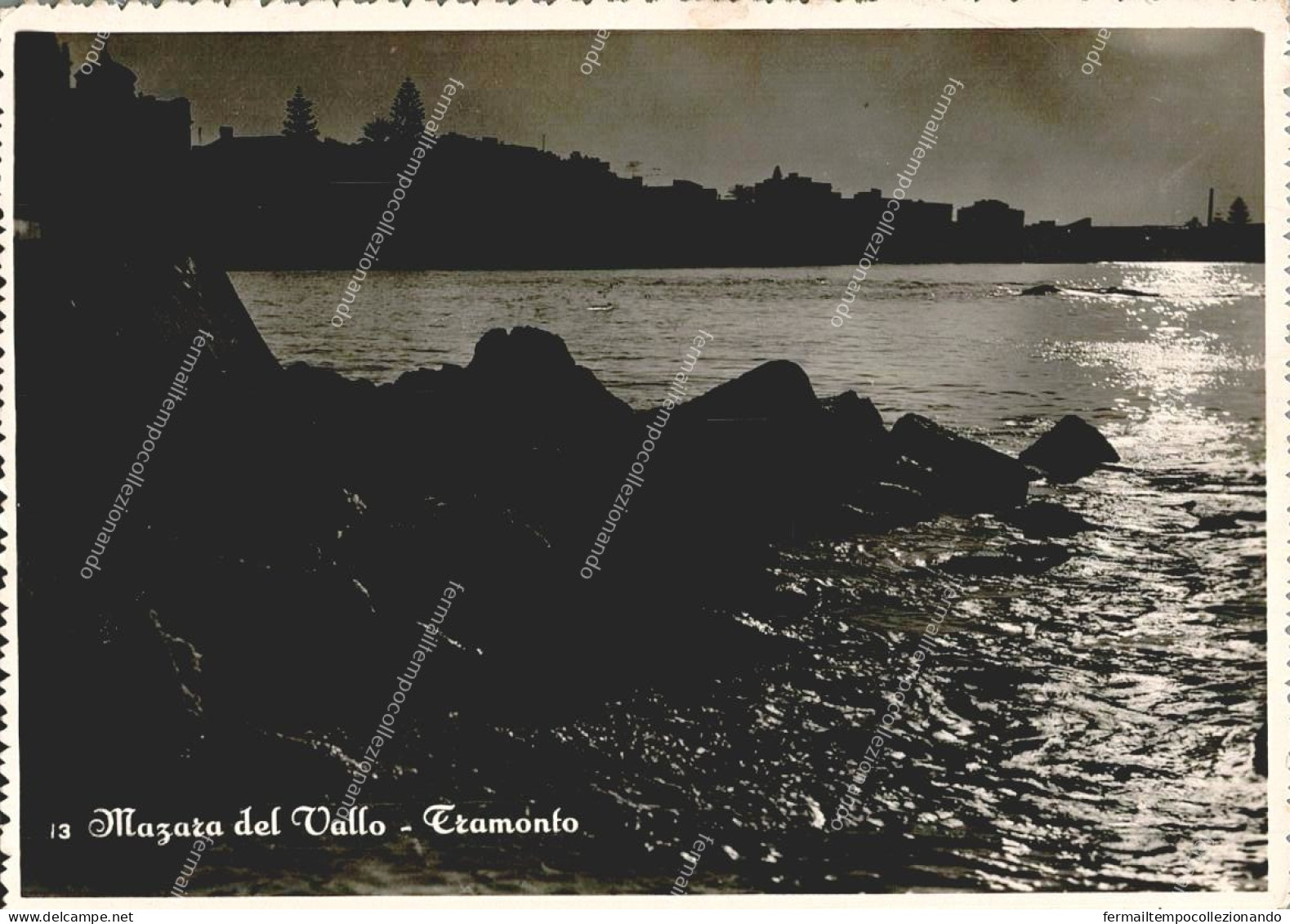 ea832 cartolina mazara del vallo,provincia di trapani