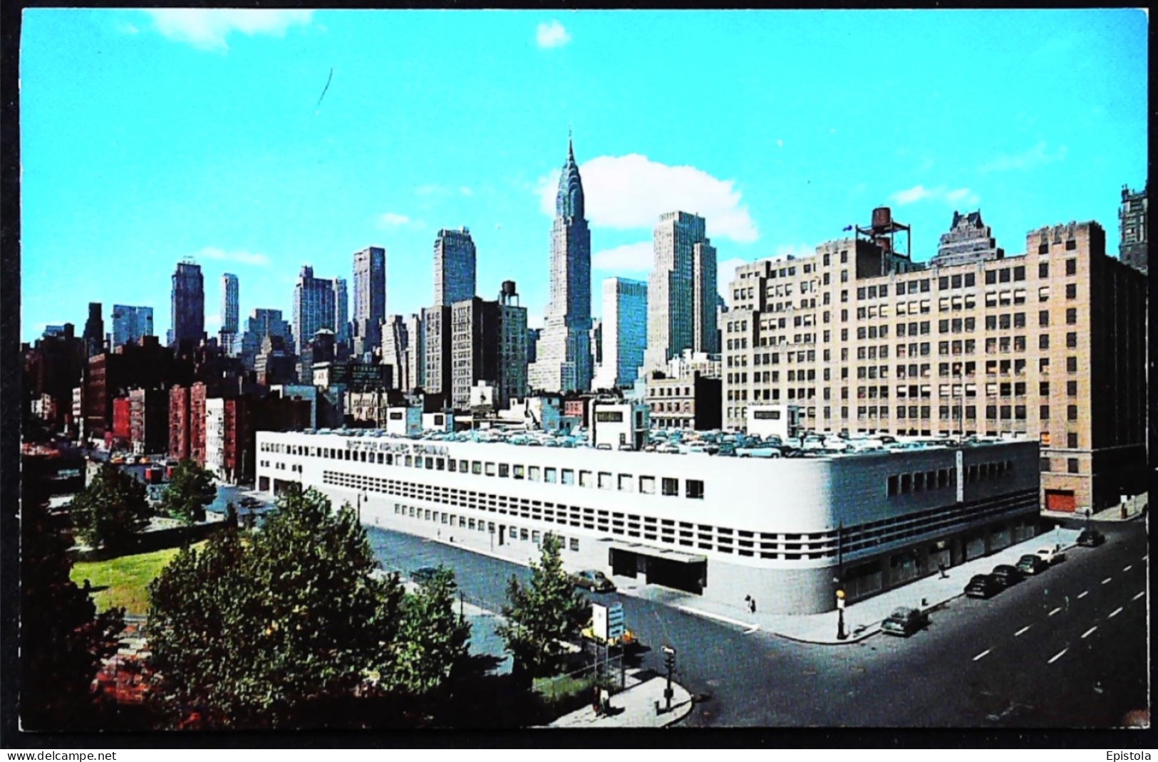 ►  EAST SIDE AIRLINES TERMINAL  Vintage Card 1960s   - NEW YORK CITY