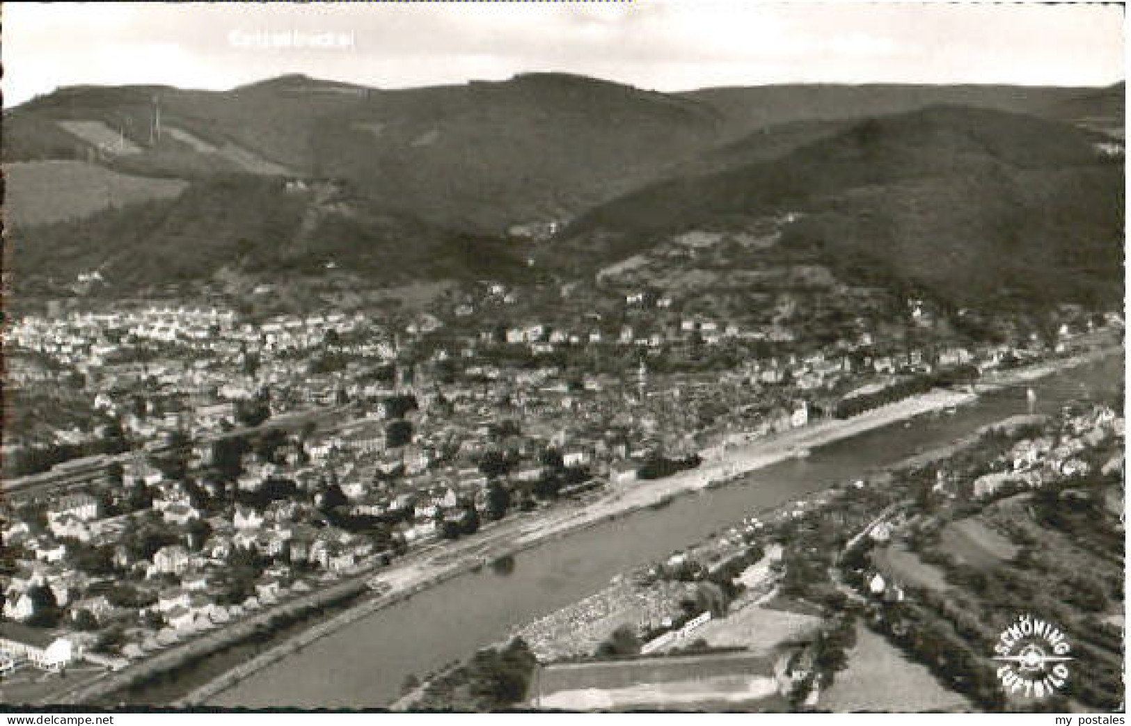 Eberbach Baden Eberbach Fliegeraufnahme
