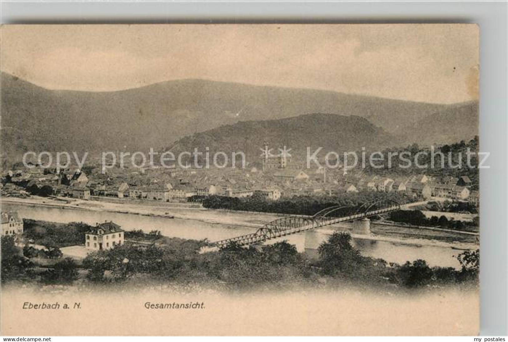 Eberbach Neckar Gesamtansicht