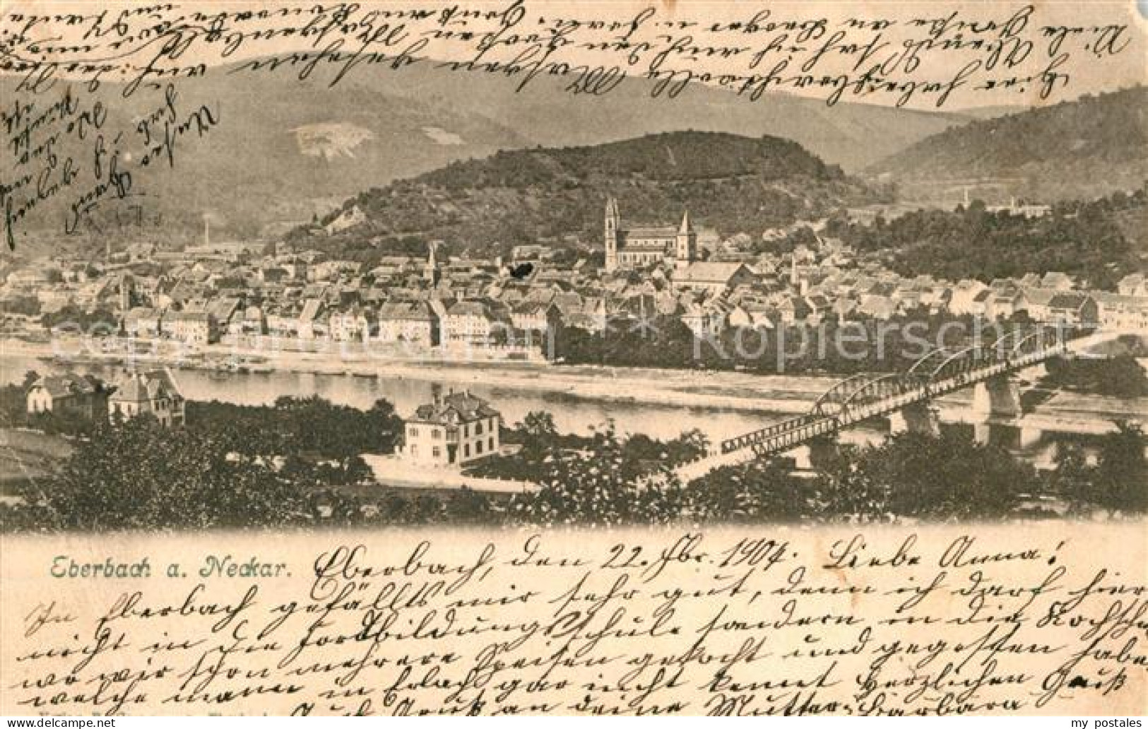 Eberbach Neckar Gesamtansicht
