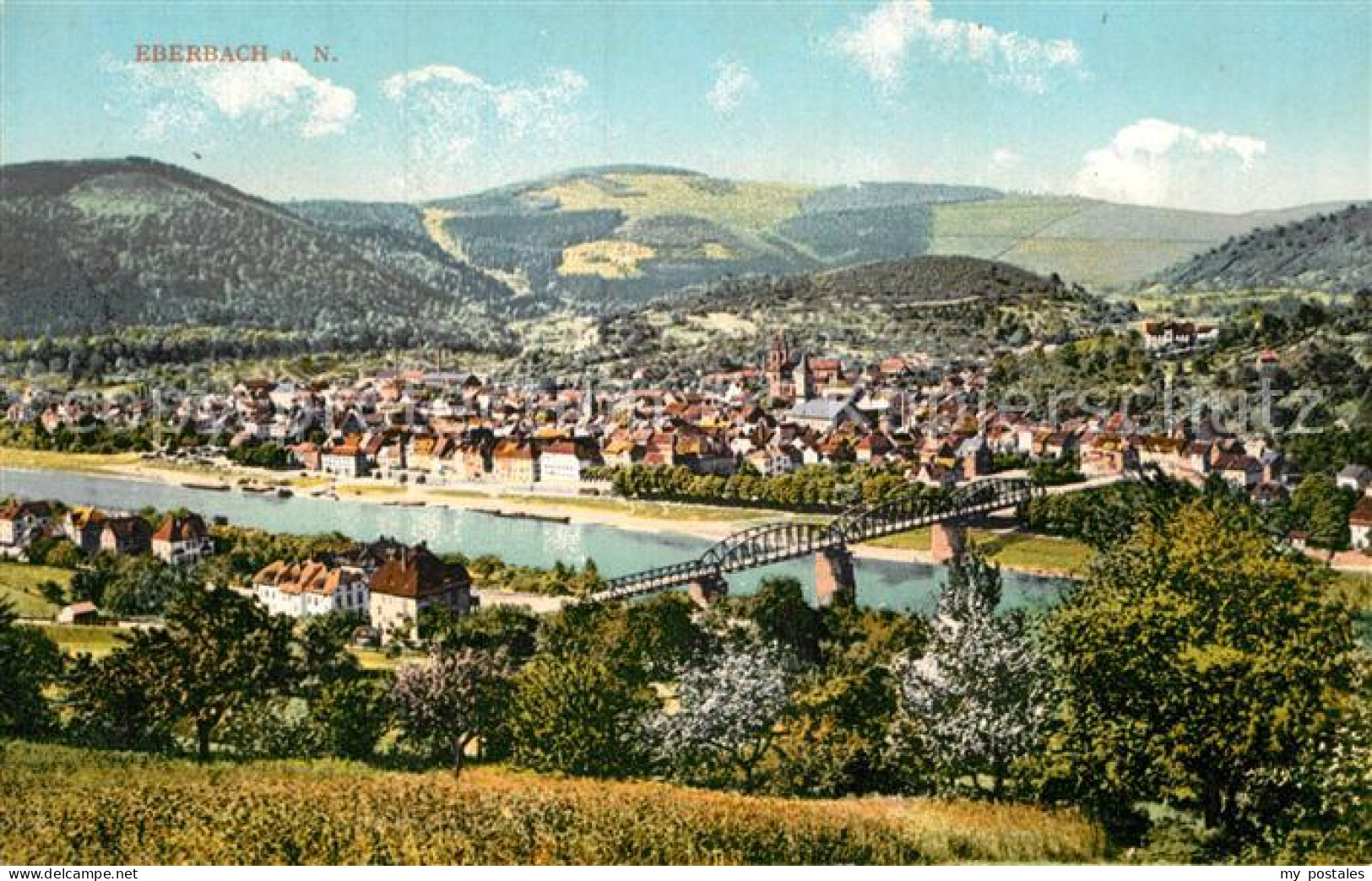 Eberbach Neckar Gesamtansicht