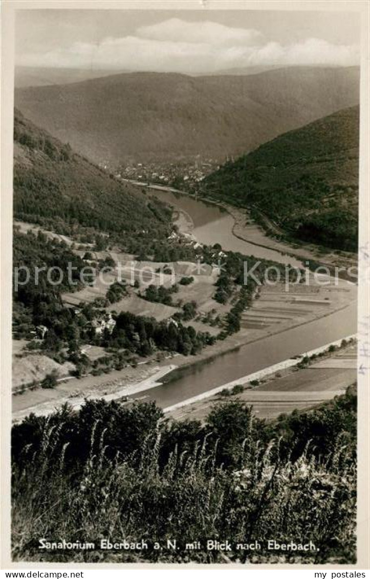 Eberbach Neckar Sanatorium mit Blick nach Eberbach