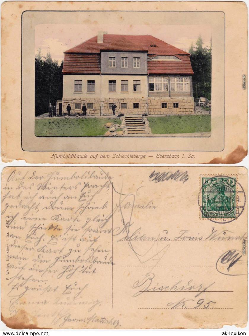 Ebersbach  b Löbau Zittau  Humboldtbaude auf dem Schlechteberge 1913