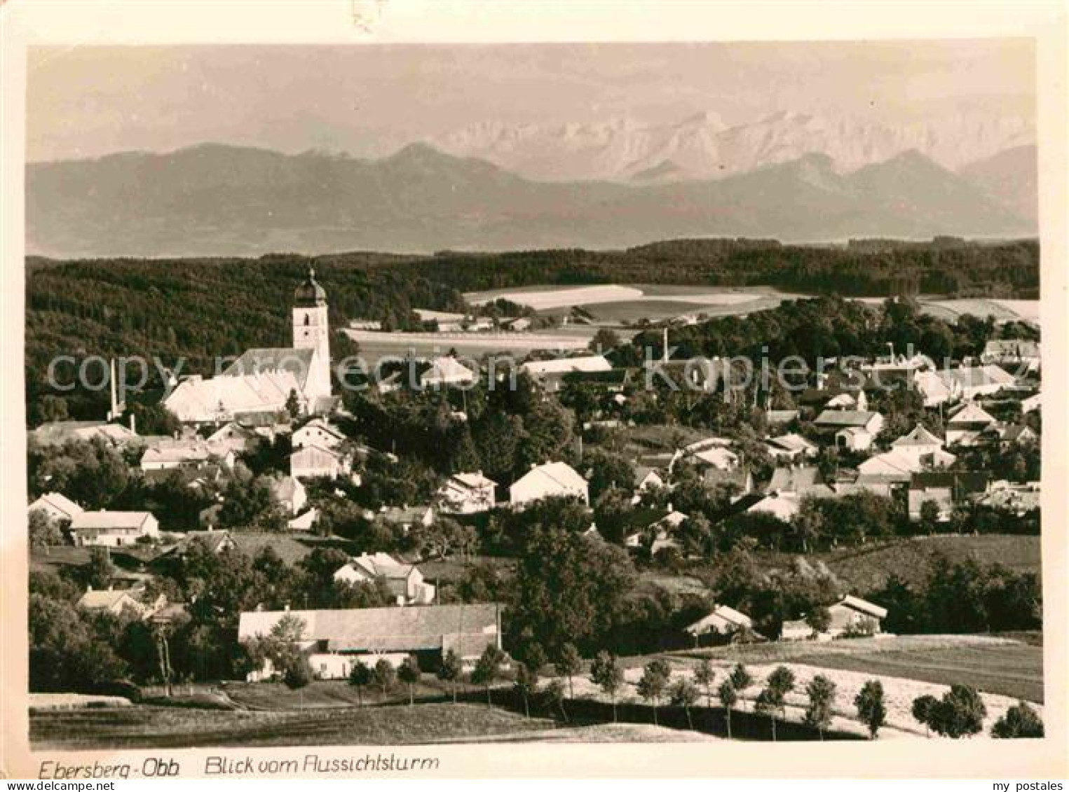 Ebersberg Oberbayern Kirche Panorama