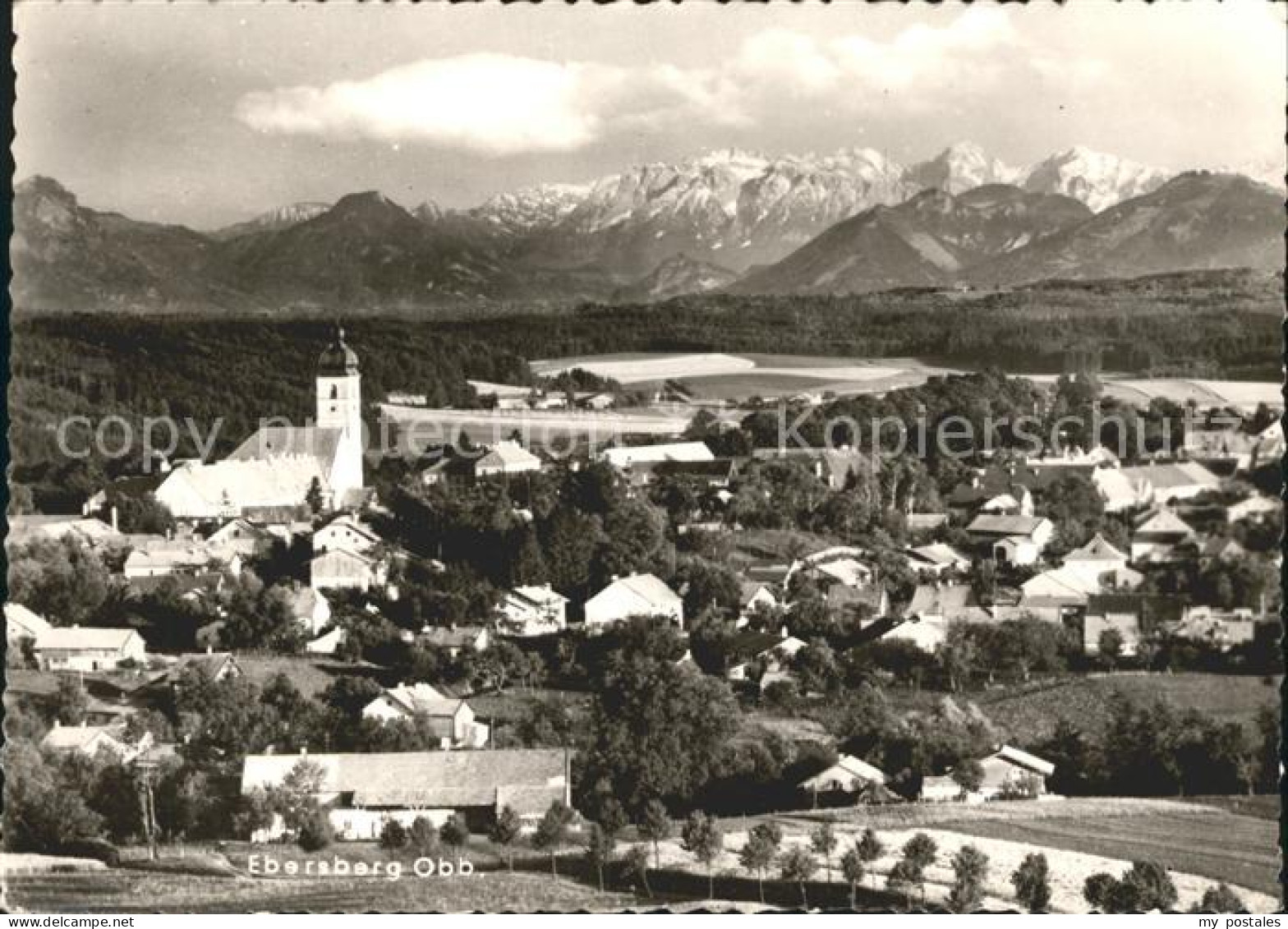 Ebersberg Oberbayern Panorama