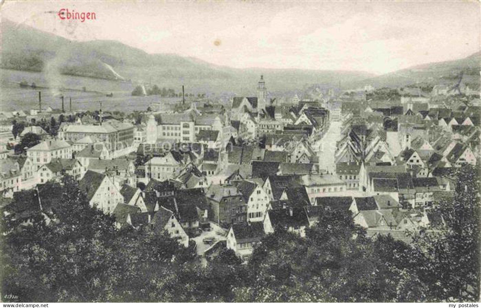 Ebingen Albstadt BW Stadtpanorama